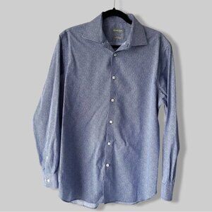 Michael Kors OEKO-TEX Non Iron Printed Slim Fit Dress Shirt